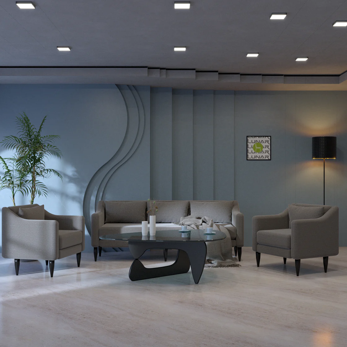 SAF-764 Office Executive Sofa Per Seat