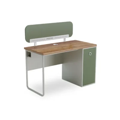 WAF-405 Beyond workstation for 1 person with partion ,with storage