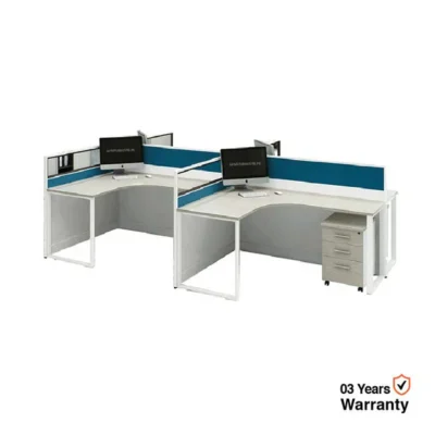WAF-415 Cubical Workstation with Drawers for 4 Person